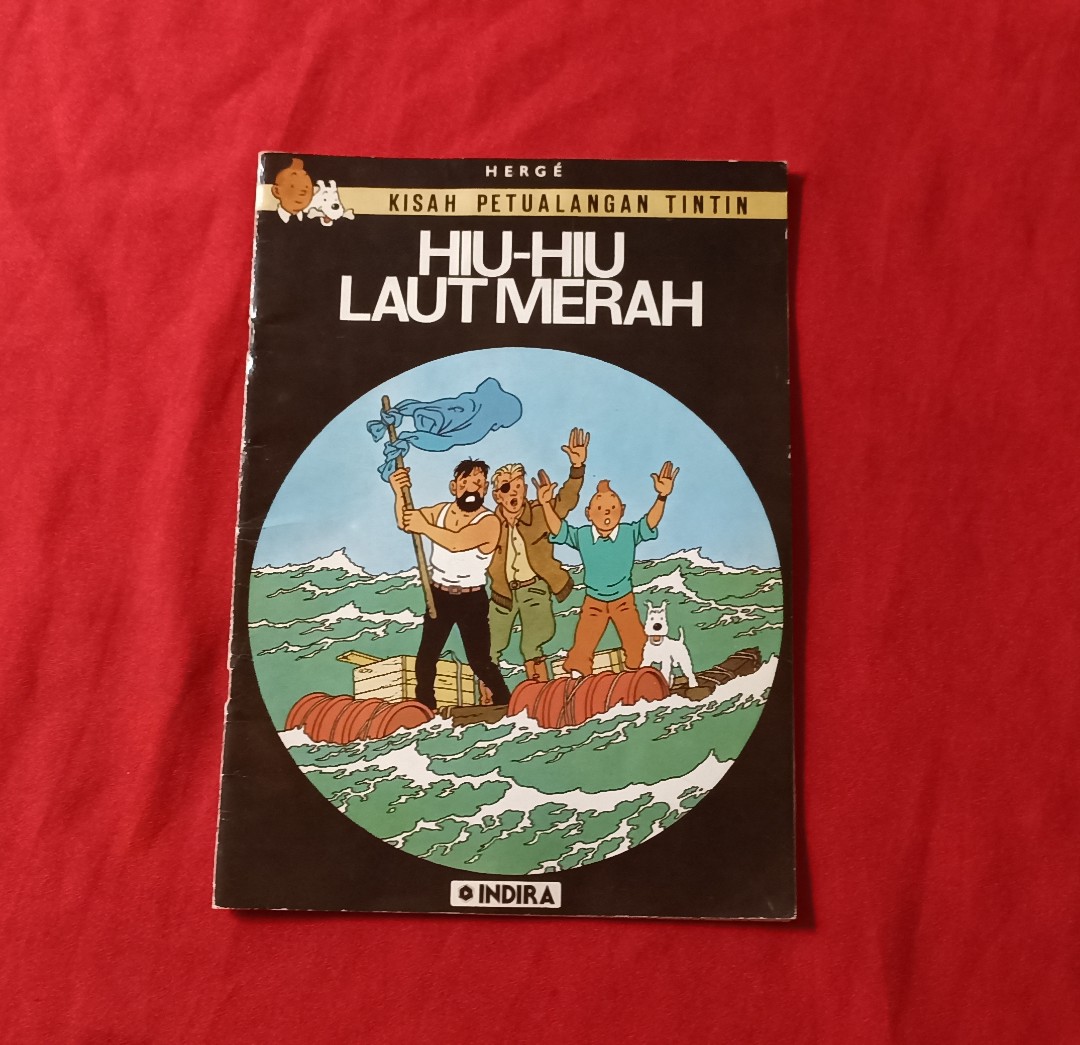 Komik Tintin Hiu Hiu Laut Merah C10 Buku And Alat Tulis Komik Dan