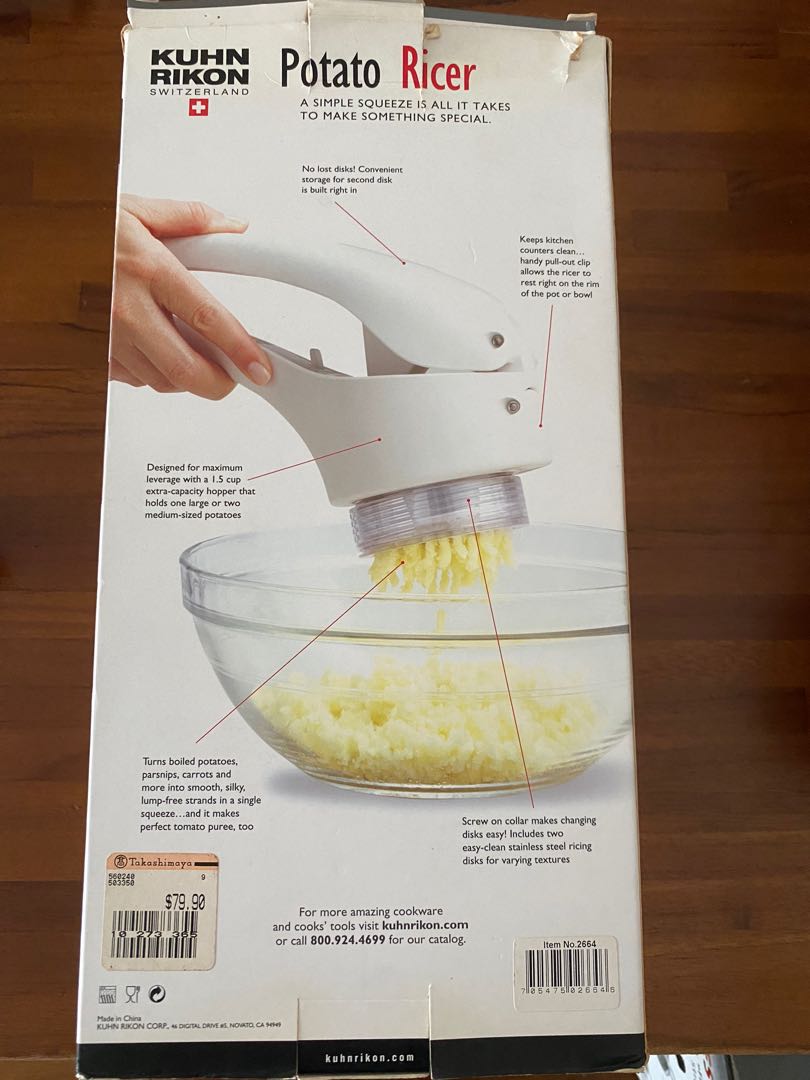 Kuhn Rikon Potato Ricer, Furniture & Home Living, Kitchenware