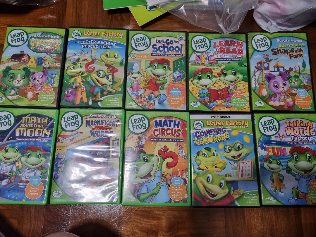 Leapfrog DVD, Hobbies & Toys, Music & Media, CDs & DVDs on Carousell