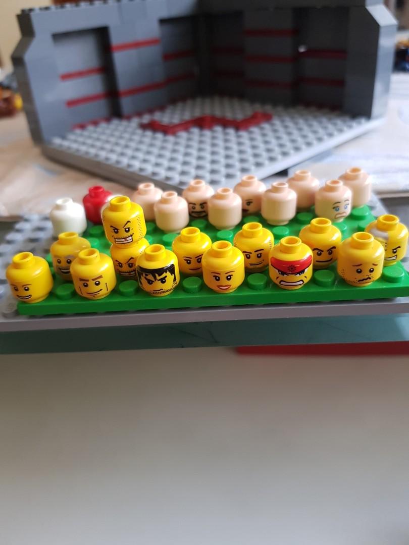 Lego heads, Hobbies & Toys, Toys & Games on Carousell