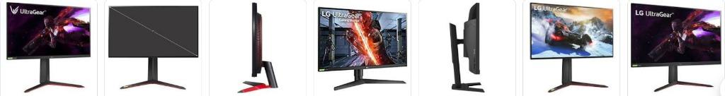 LG 27GP850-B 27 in. 16-9 Ratio 2560 x 1440 Resolution Adaptive-Sync QHD 165  Hz HDR IPS Gaming Monitor 