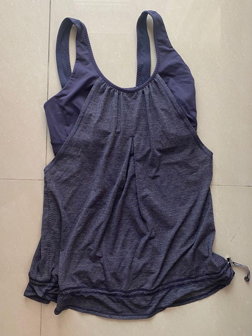 lululemon tank with attached bra