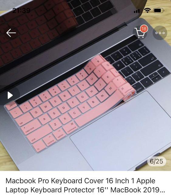 MacBook Pro keyboard cover, Computers & Tech, Parts & Accessories