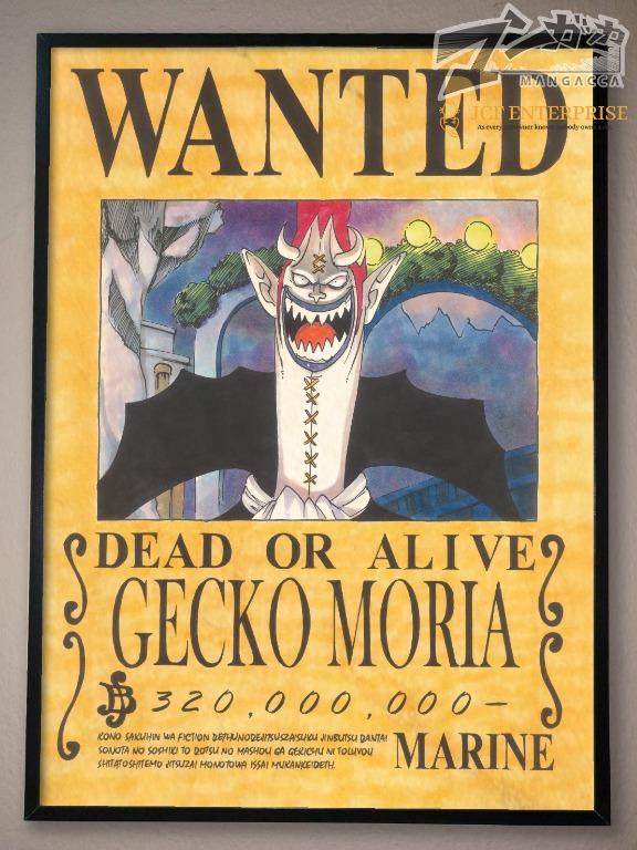 One Piece Official Wanted Poster SHANKS & EDWARD NEWGATE set mugiwara store