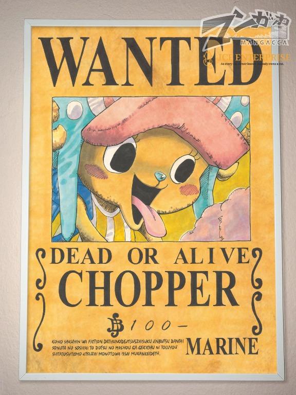 One Piece Doujin R Card Wanted TONY TONY CHOPPER Anime