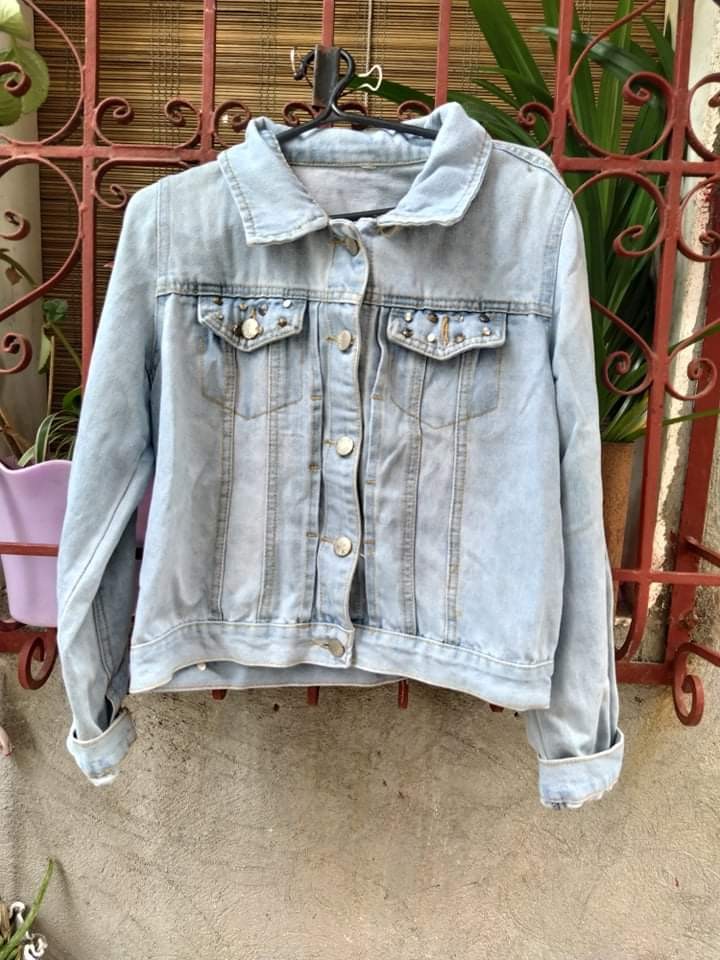 Maong jacket, Women's Fashion, Coats, Jackets and Outerwear on Carousell