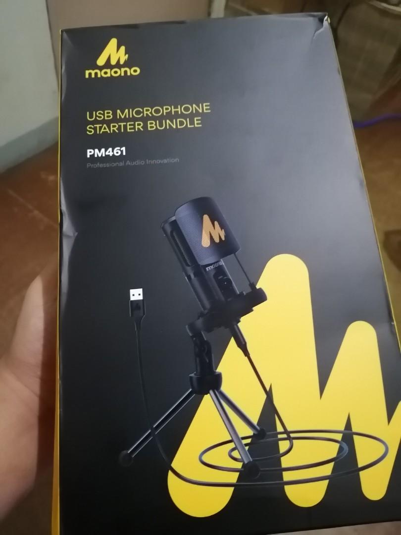 Maono AU-PM461 USB Microphone, Audio, Microphones on Carousell