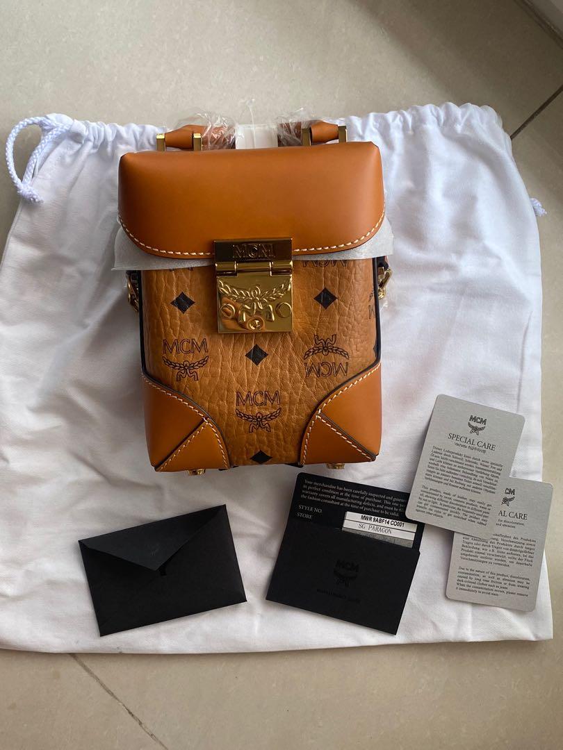 MCM Soft Berlin Crossbody in Visetos Bag