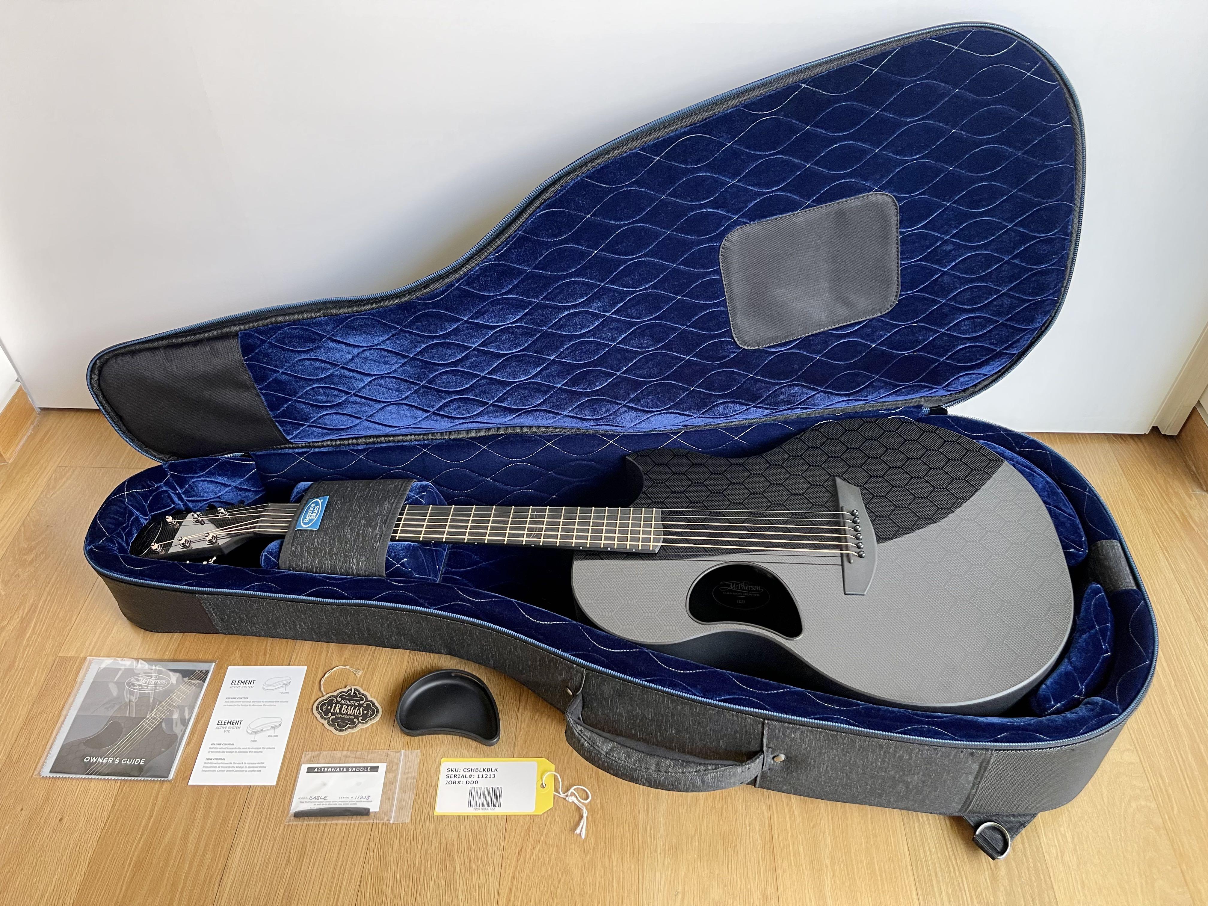 McPherson Sable Carbon Fiber Acoustic Guitar Blackout