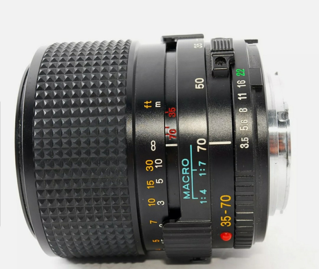 Minolta MD Zoom 35-70mm F3.5恆定光圈有1:4微距, 攝影器材, 鏡頭及