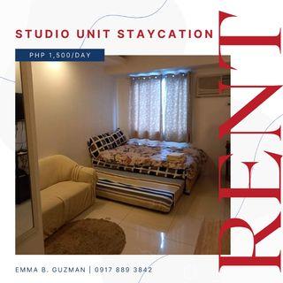 MPlace Staycation Unit for Rent / Quezon City Condo for Rent