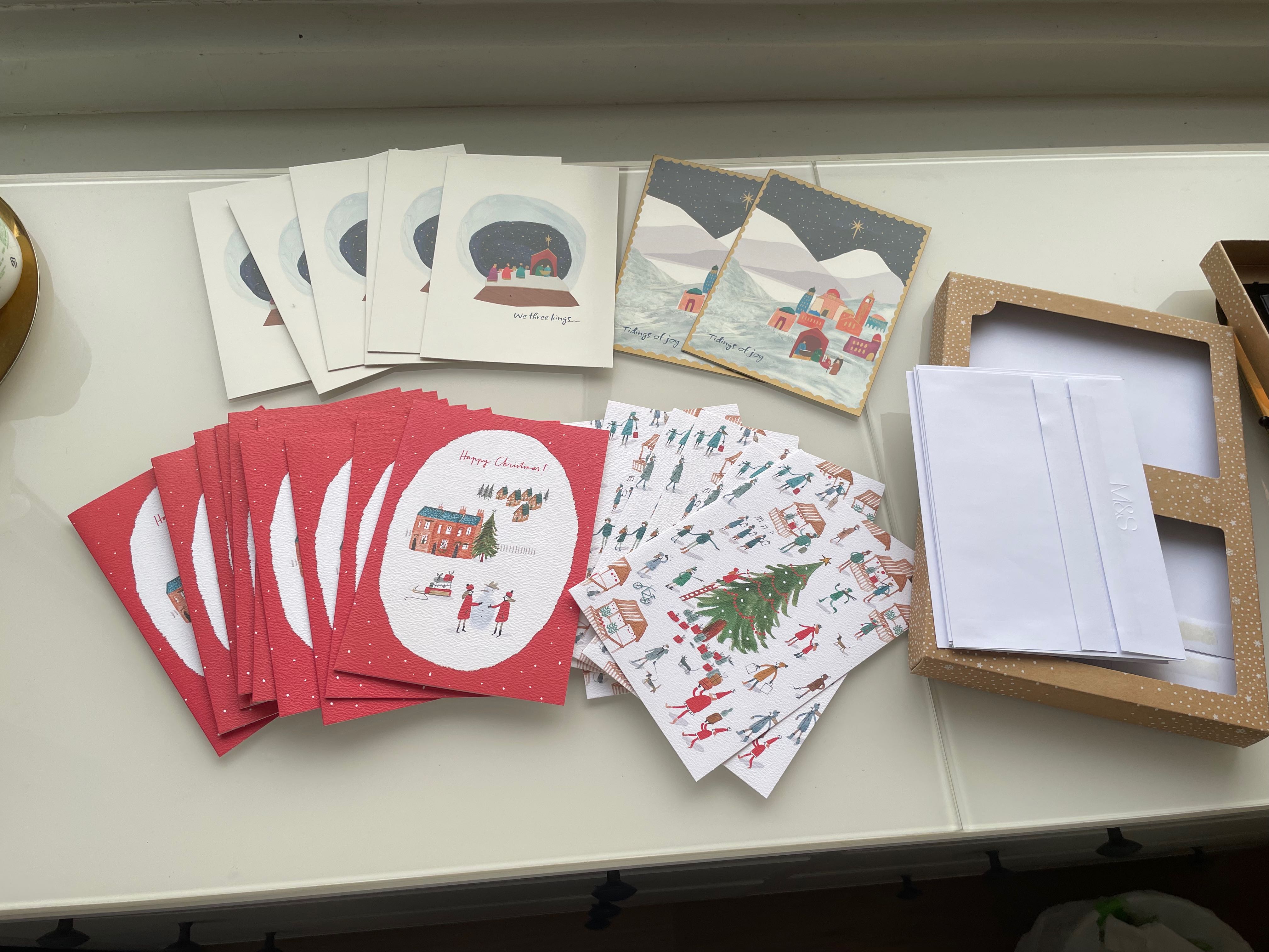 M&S Christmas cards, Hobbies & Toys, Stationery & Craft, Other