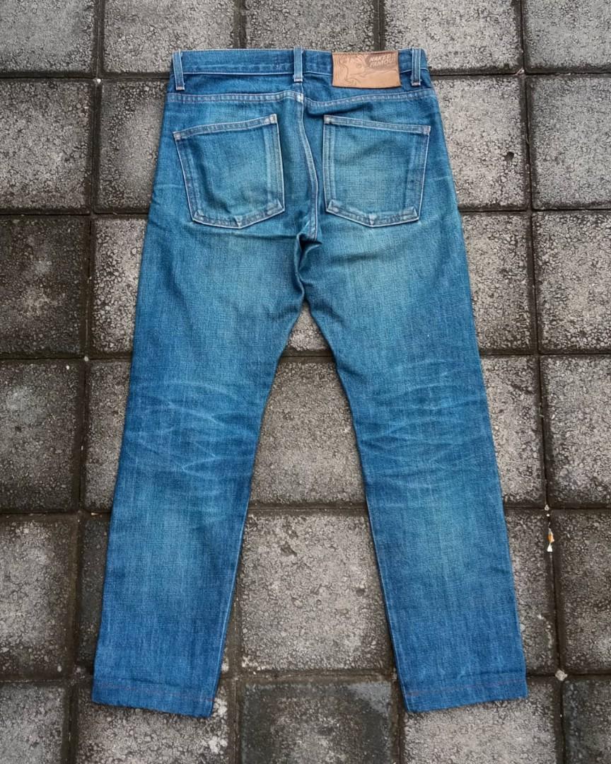 NAKED \u0026 FAMOUS DENIM DIRTY FADE SELVAGE 