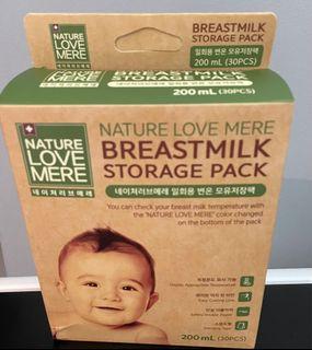 Nature Love Mere Breastmilk Storage Bags