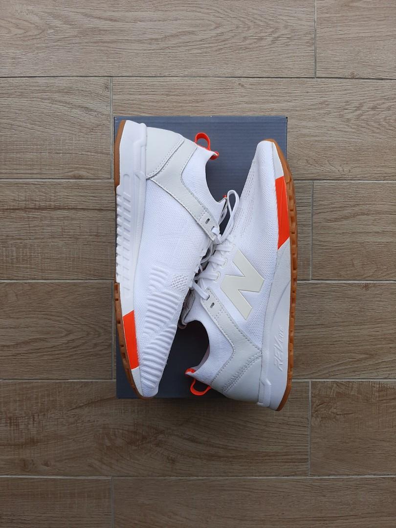 New balance 247 white shoes (flare 