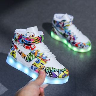 Electric light clearance up shoes