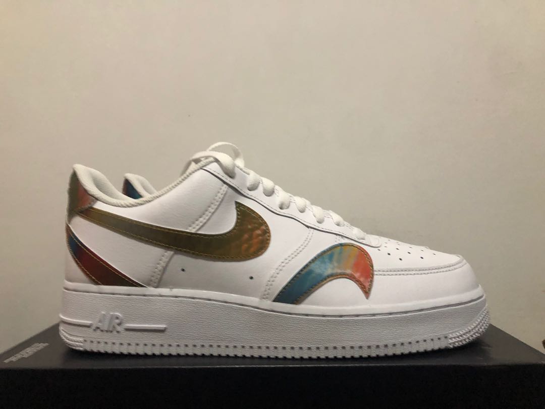 nike air force 1 misplaced swoosh white