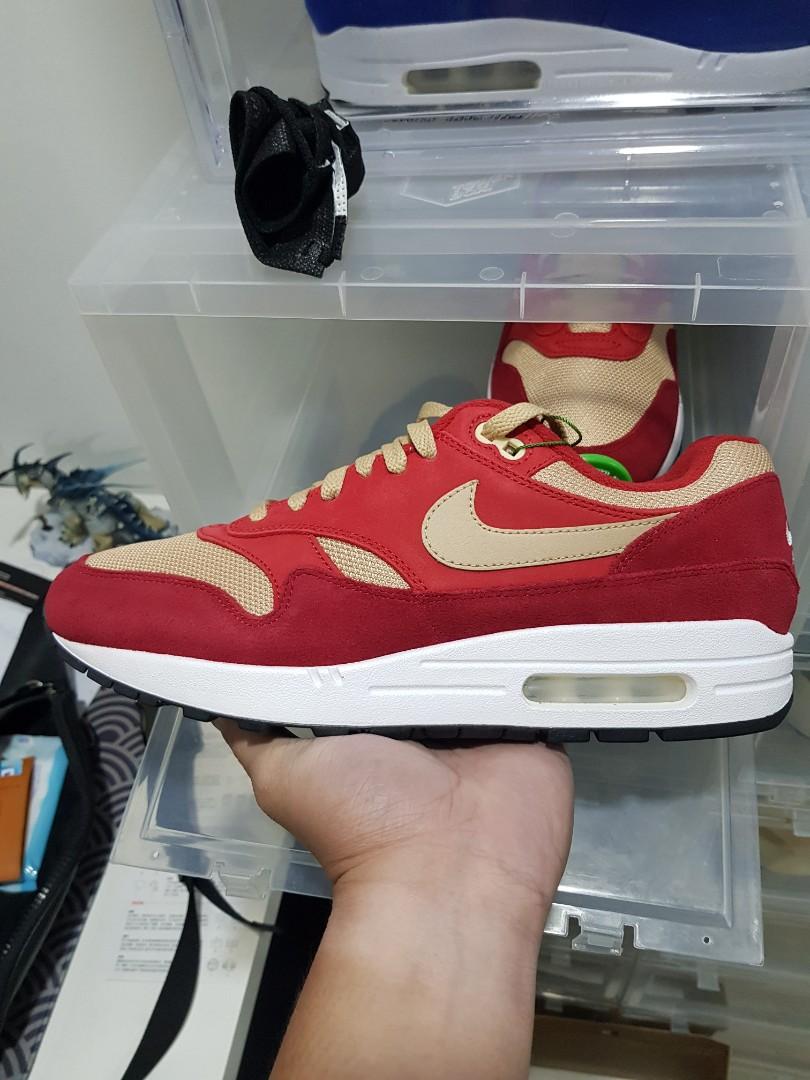 Conjugado diapositiva País Nike Air Max 1 Atmos "curry pack" Red curry, Men's Fashion, Footwear,  Sneakers on Carousell