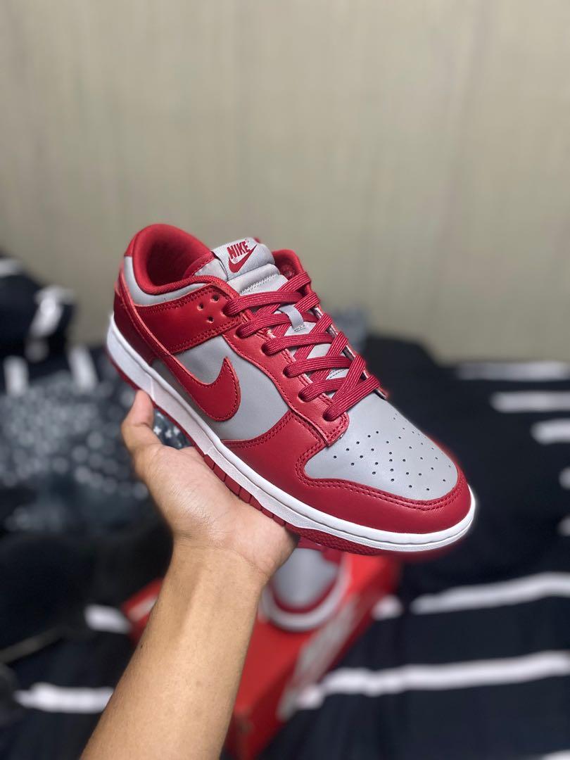 NIKE DUNK LOW UNLV UK8 Men s Fashion Footwear Sneakers on Carousell