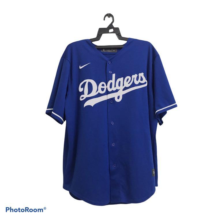 Nike LA Dodgers Baseball Jersey Men s Fashion Coats Jackets and