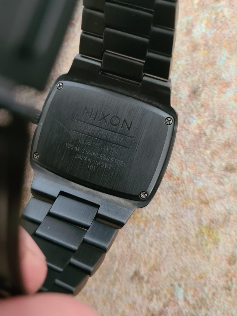 Nixon player all black hotsell