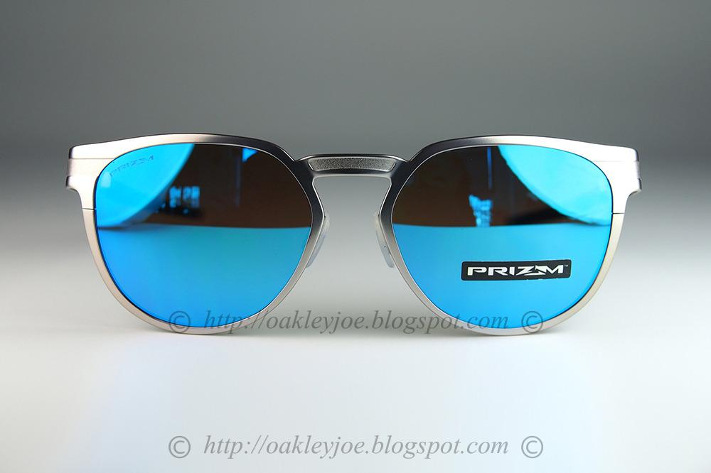 Oakley Diecutter satin chrome prizm sapphire sunglass shades