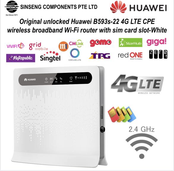 Huawei 4g sim card router Clearance