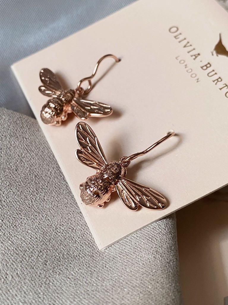 Olivia burton top lucky bee earrings
