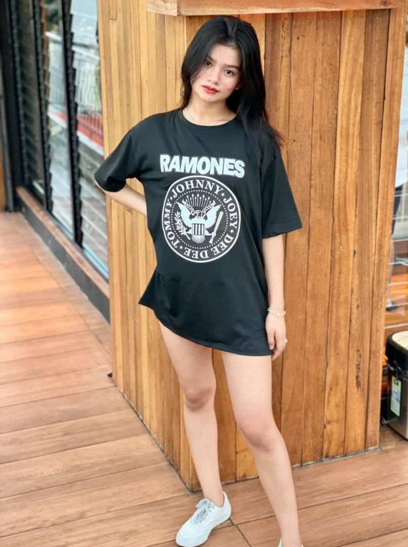 Oversized black band tees (unisex 