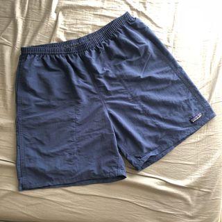 Patagonia 藍色 短褲 L號 尼龍防潑水 正版專櫃購入