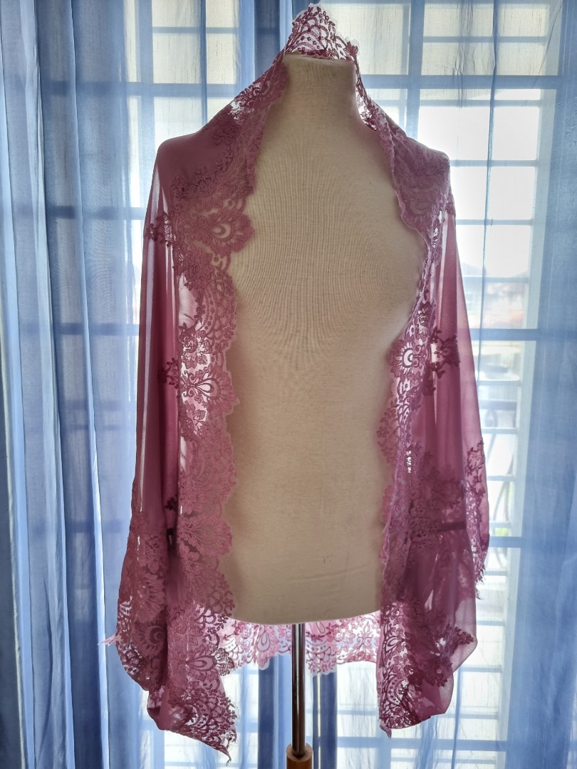 pink lace cardigan