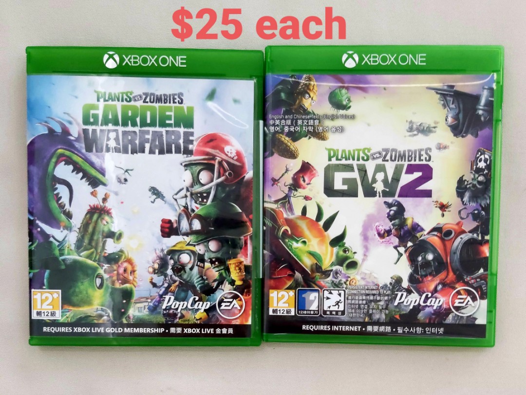 Plants Vs Zombies, Video Gaming, Video Games, Xbox on Carousell