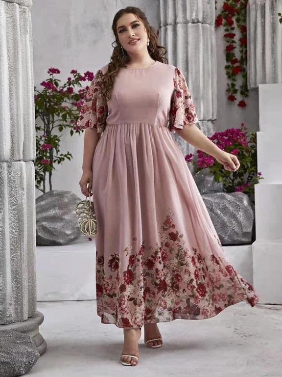 Old rose casual dress deals