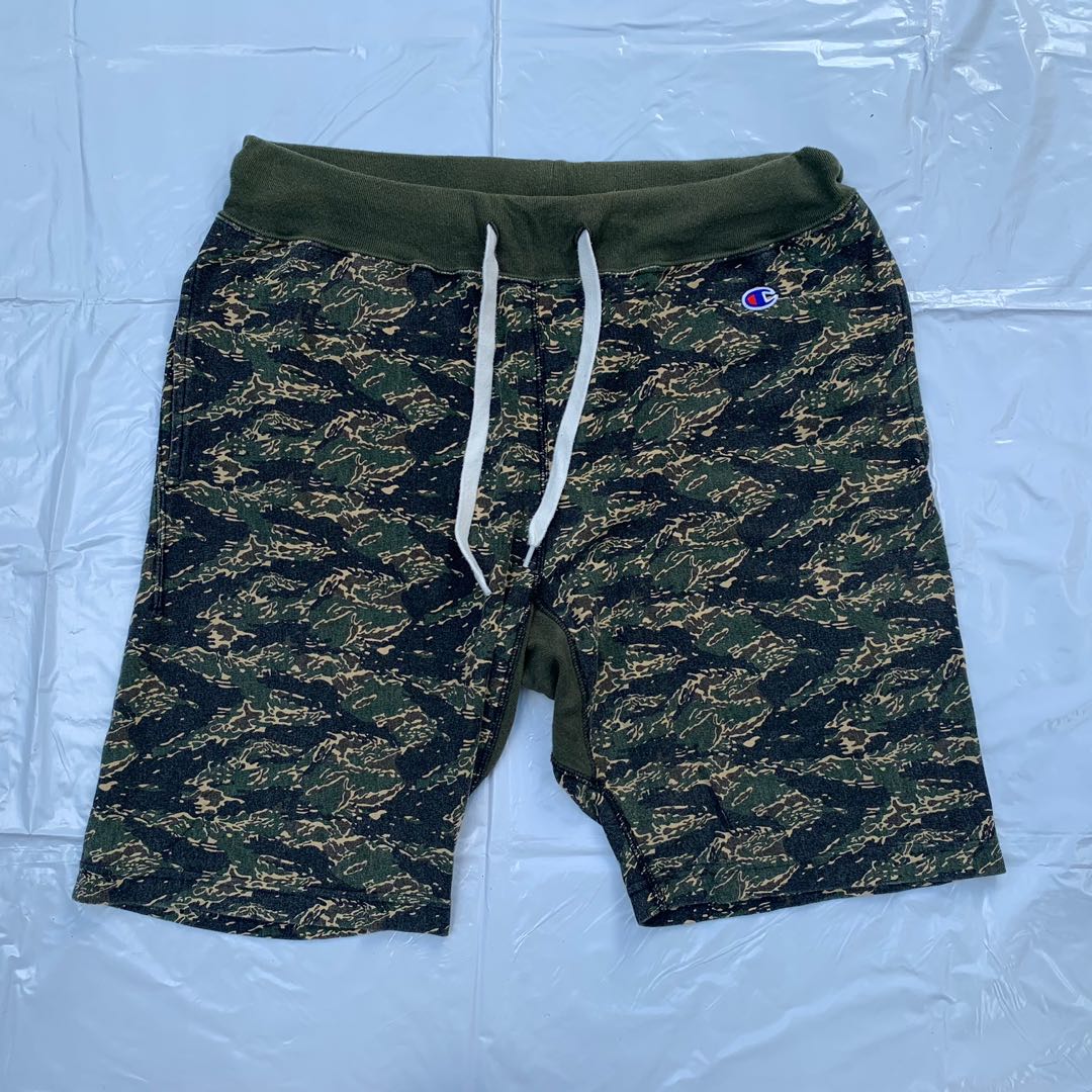 Camo champion shorts on sale