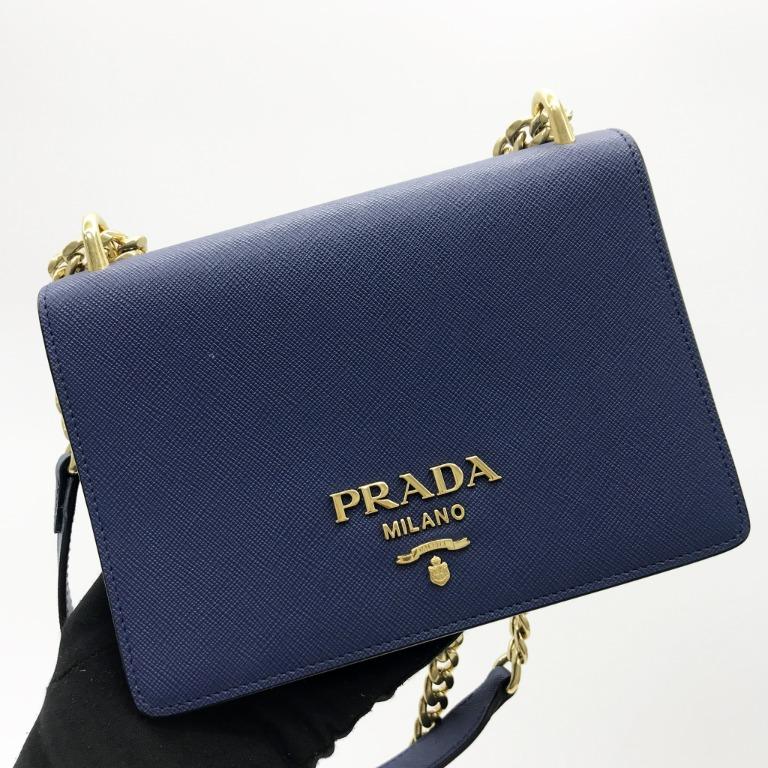 PRADA Casual Style Street Style 2WAY Chain Plain Leather (1BD193)