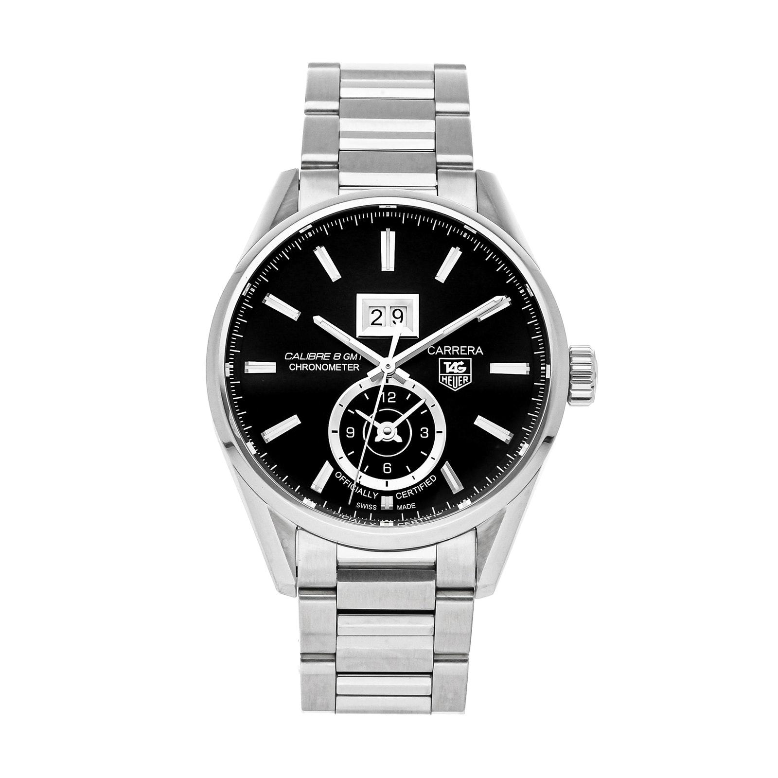 Pre Owned Tag Heuer Carrera Calibre 8 GMT WAR5010.BA0723
