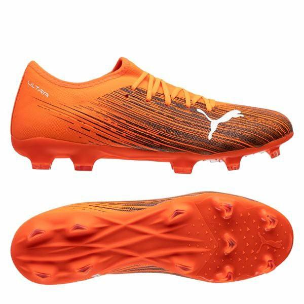 Puma football hotsell boots orange