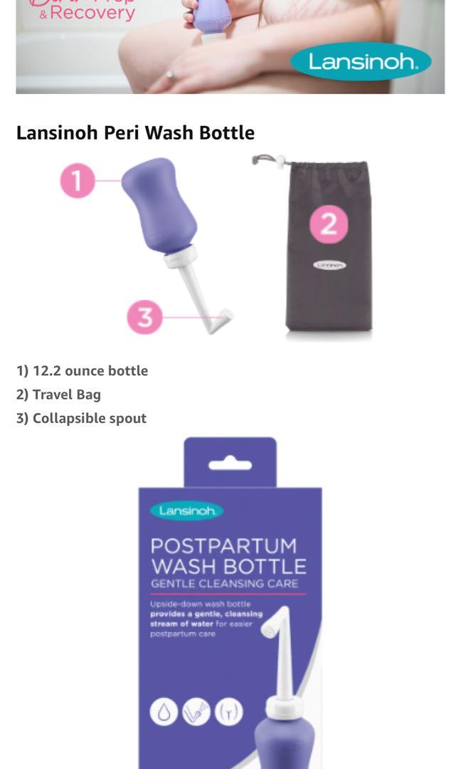 Lansinoh Postpartum Peri Wash Bottle in Purple