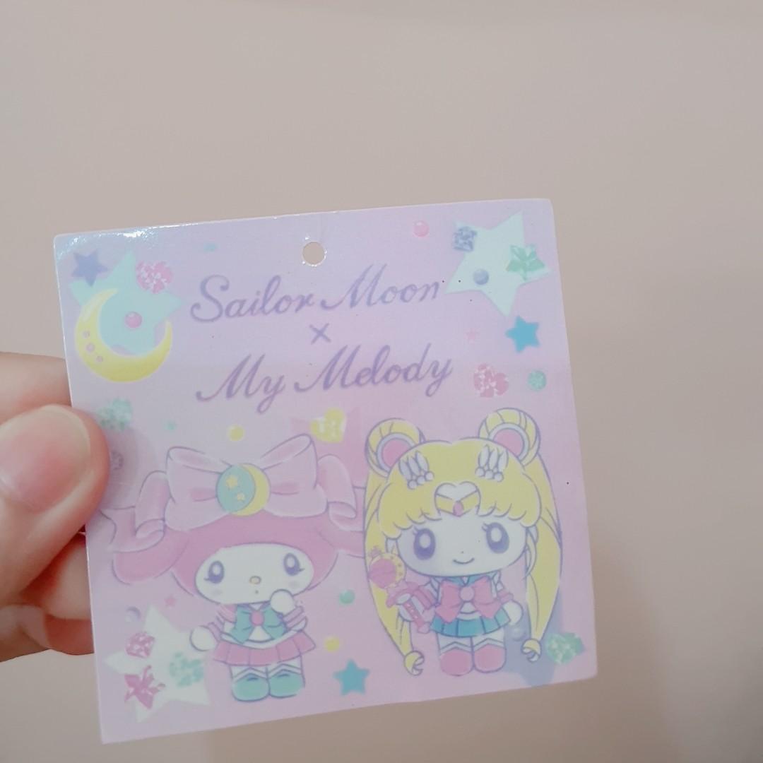 SAILOR MOON X MY MELODY SANRIO Charm Keychain Plush BNEW W TAG, Hobbies ...