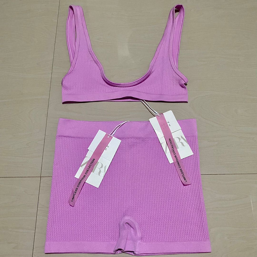 Seamless Bralette and Shorts Set