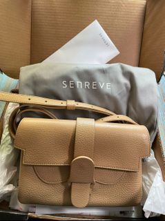 BRAND NEW Senreve Aria Belt Bag in Dolce Butterscotch Pebbled Leather