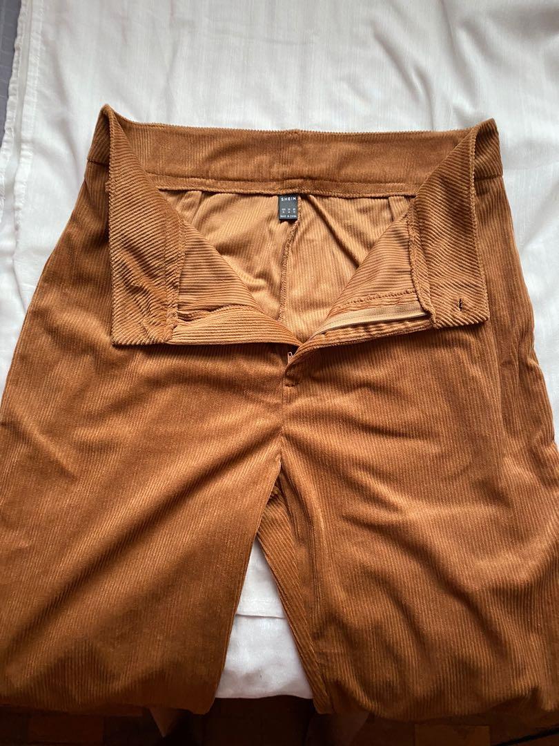 Shein Cordoroy XL Pants, Women's Fashion, Bottoms, Jeans on Carousell
