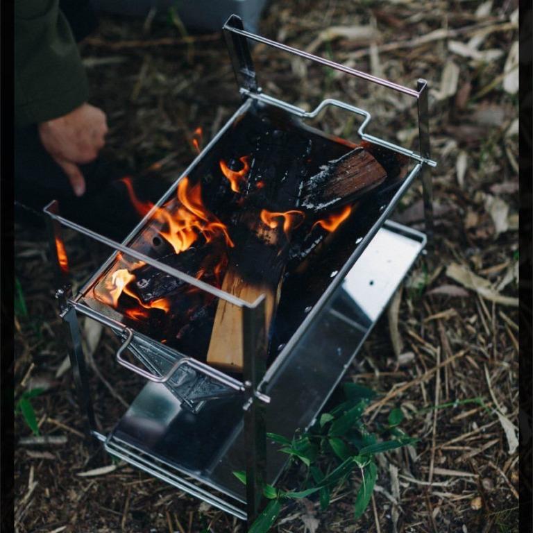 直営店に限定 スノーピーク 焚火台SR ST-021 使用一度のみ ロストル付