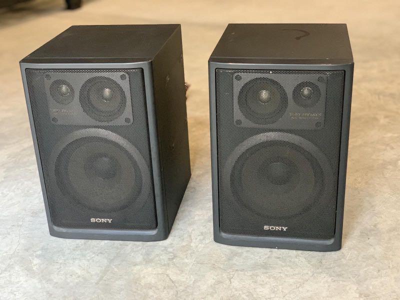 Sony Bookshelf Speakers (Made inJapan), Audio, Soundbars, Speakers