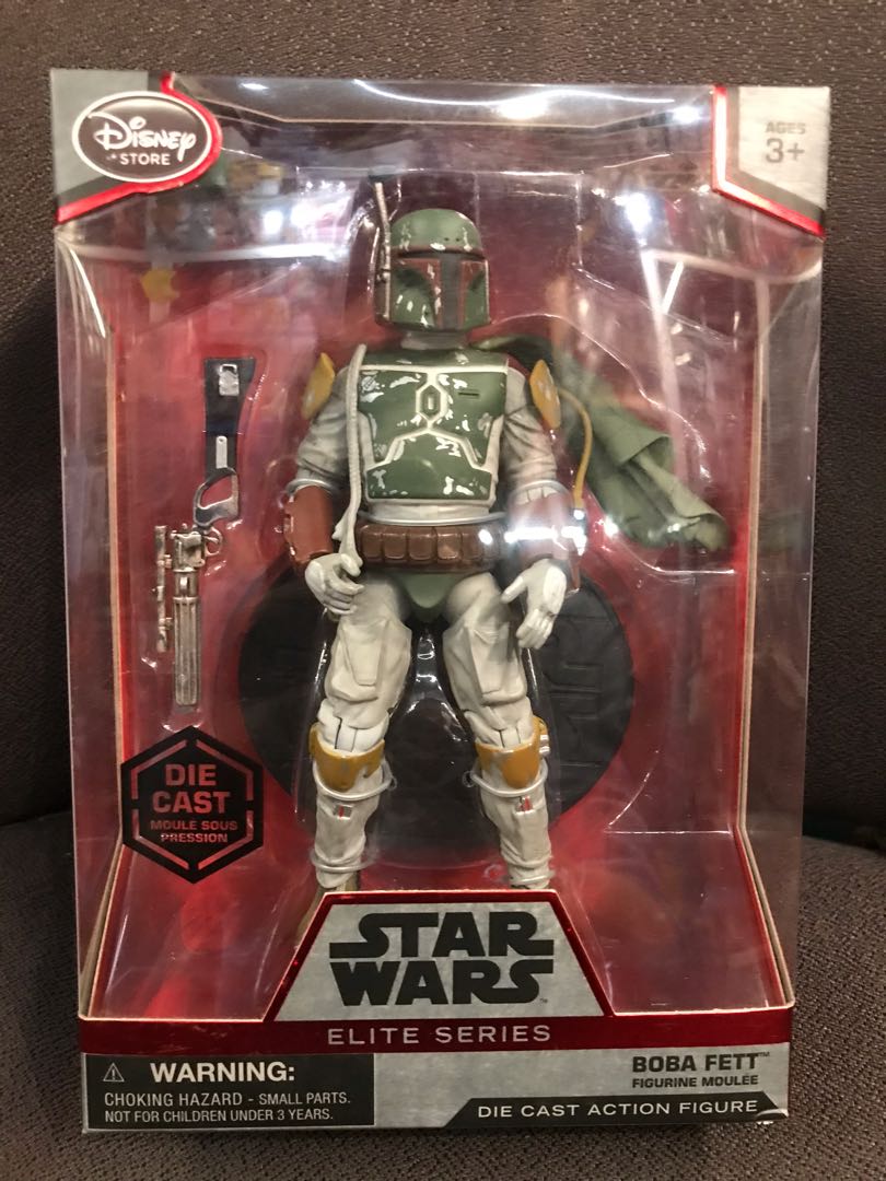 Star Wars Elite Series Boba Fett Diecast Figure Hobbies Toys