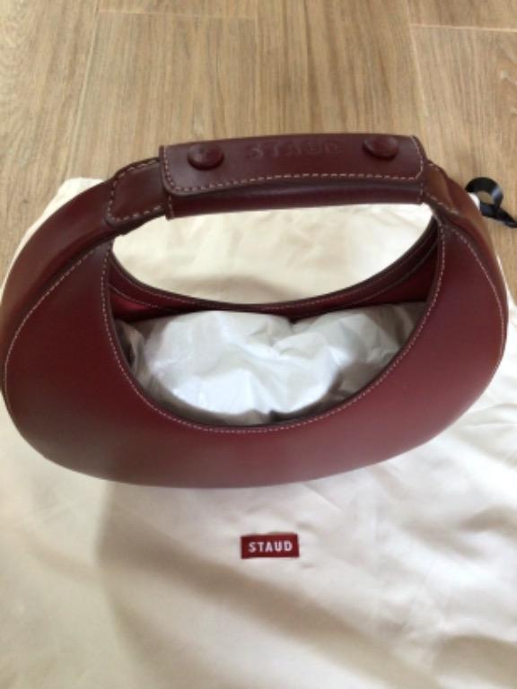 Staud moon store bag raspberry