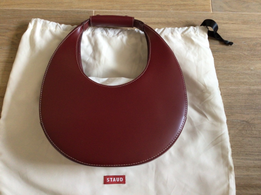 Staud moon bag raspberry new arrivals