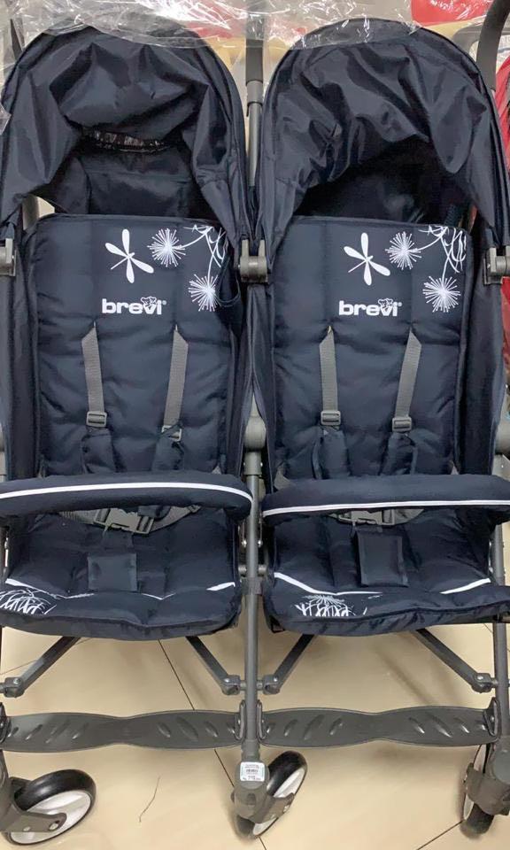 brevi twin stroller