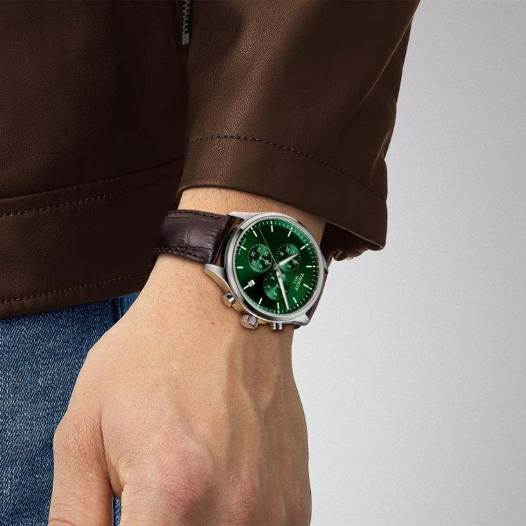 Tissot Men s Watch Chrono XL Classic Brown Green T116.617.16