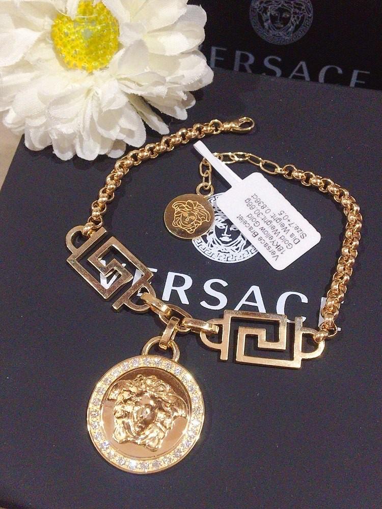 VERSACE DIAMOND BRACELET HKSETTING Women s Fashion Jewelry